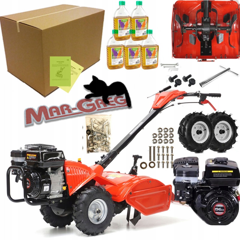 Benzínový kultivátor Hortmasz 7 HP 50 cm s nastavením